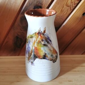 Dean Crouser Horse Art Vase
